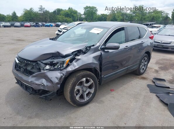 7FARW2H86JE076910 2018 HONDA CR-V Gray Передня ліва чверть