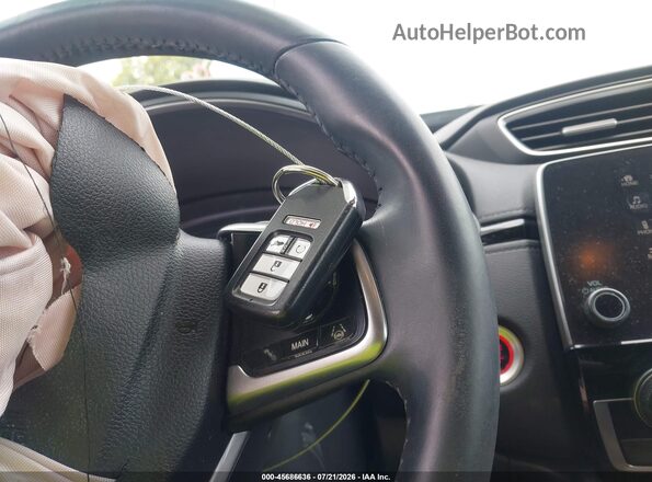 7FARW2H86JE076910 2018 HONDA CR-V Gray Вид панелі приладів