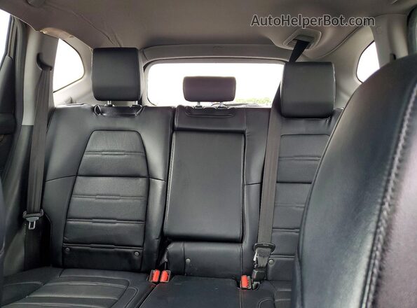 7FARW2H86JE086644 2018 HONDA CR-V Black უკანა სავარძლების ხედი