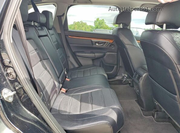 7FARW2H86JE086644 2018 HONDA CR-V Black უკანა სალონის ხედი