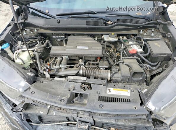 7FARW2H86JE086644 2018 HONDA CR-V Black ძრავის განყოფილების ხედი