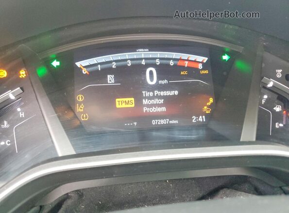 7FARW2H86KE000346 2019 HONDA CR-V Black Սարքավորումների վահանակի տեսք
