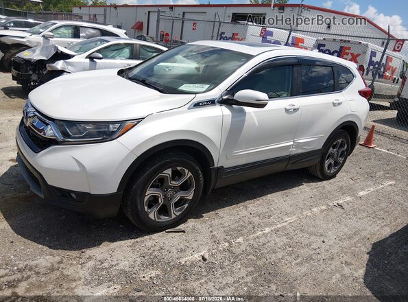 7FARW2H86KE001271 2019 HONDA CR-V Белый Передняя левая четверть