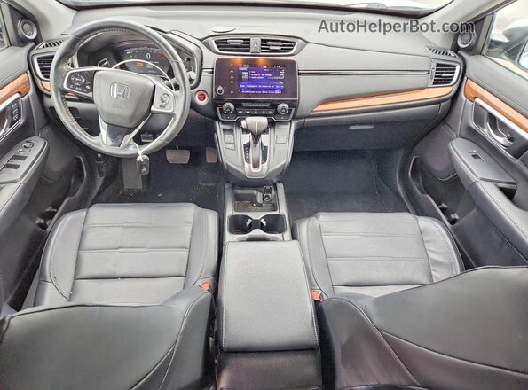 7FARW2H86KE064015 2019 HONDA CR-V White Առջևի վահանակի տեսք