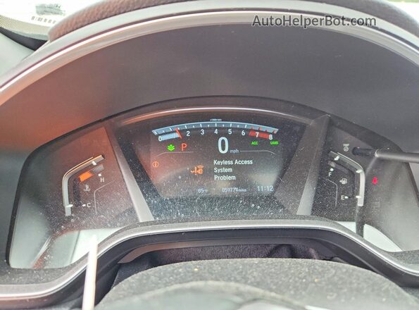 7FARW2H86NE009794 2022 HONDA CR-V White Vista del cuadro de instrumentos