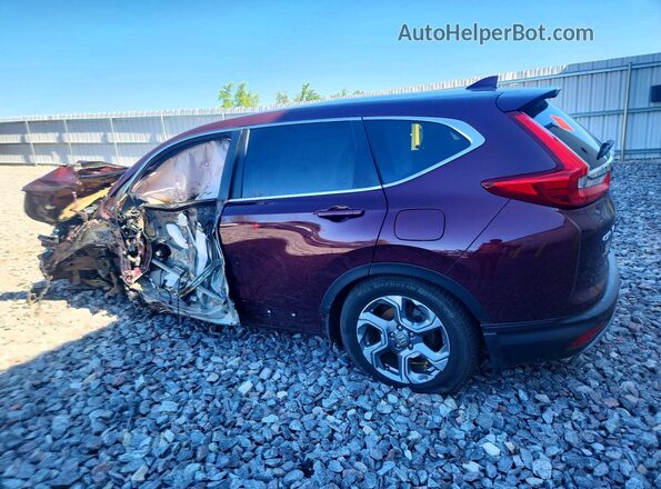 7FARW2H87JE040885 2018 HONDA CR-V Burgundy Rear left