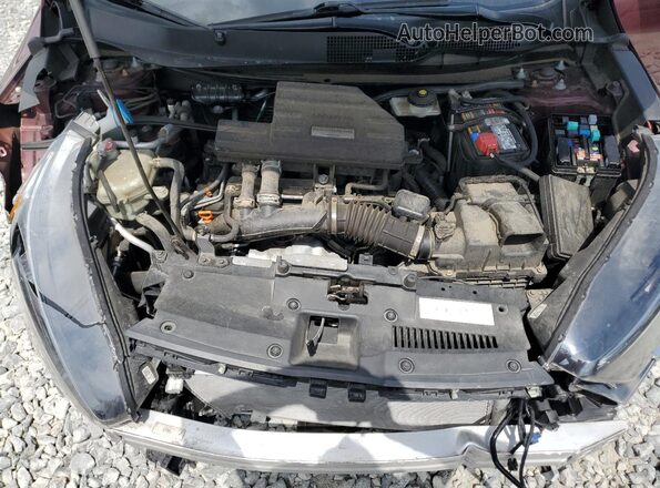 7FARW2H87JE100874 2018 HONDA CR-V Burgundy Вид підкапотного простору