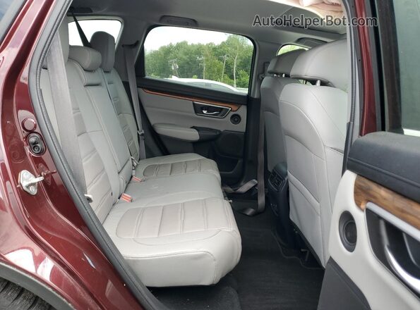 7FARW2H87JE100874 2018 HONDA CR-V Burgundy Вид задньої частини салону