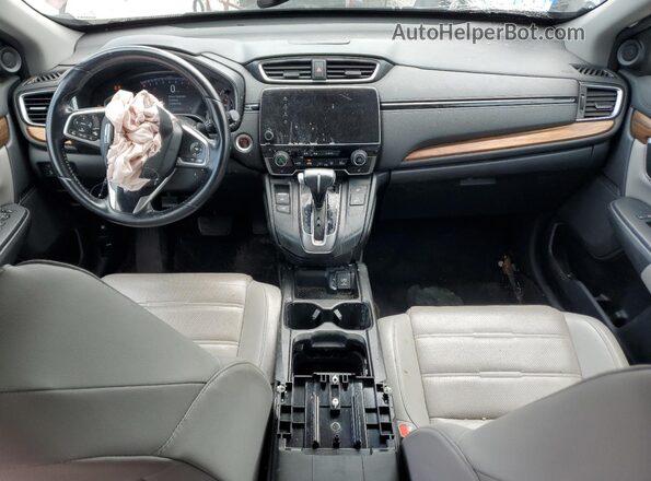 7FARW2H87JE100874 2018 HONDA CR-V Burgundy Вид панелі приладів