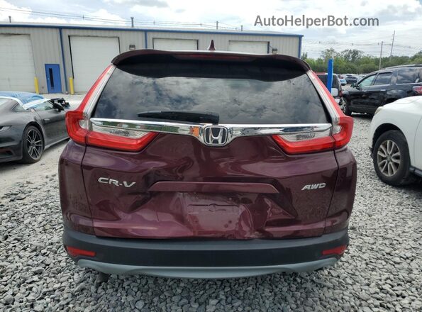 7FARW2H87JE100874 2018 HONDA CR-V Burgundy Вид ззаду