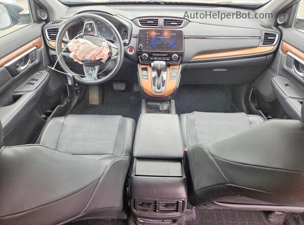 7FARW2H87KE059244 2019 HONDA CR-V Silver Вид панелі приладів