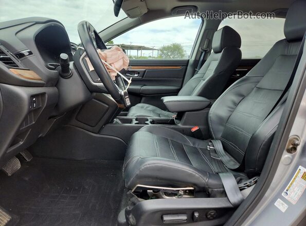 7FARW2H87KE059244 2019 HONDA CR-V Silver Вид салону спереду