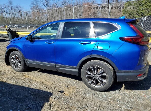7FARW2H87LE012877 2020 HONDA CR-V Синий Задняя левая четверть
