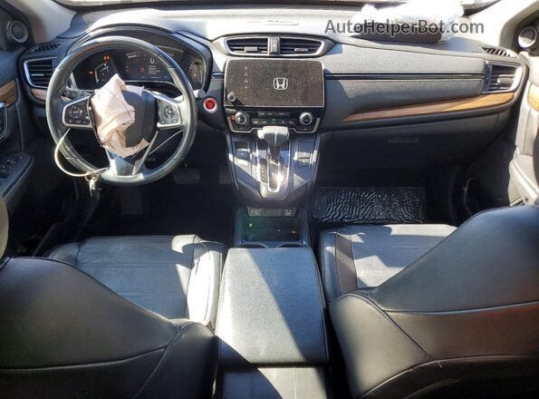 7FARW2H87LE012877 2020 HONDA CR-V Синий Вид панели приборов