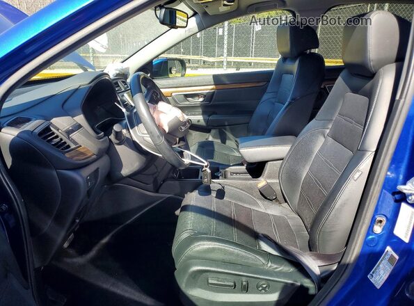 7FARW2H87LE012877 2020 HONDA CR-V Синий Вид салона спереди