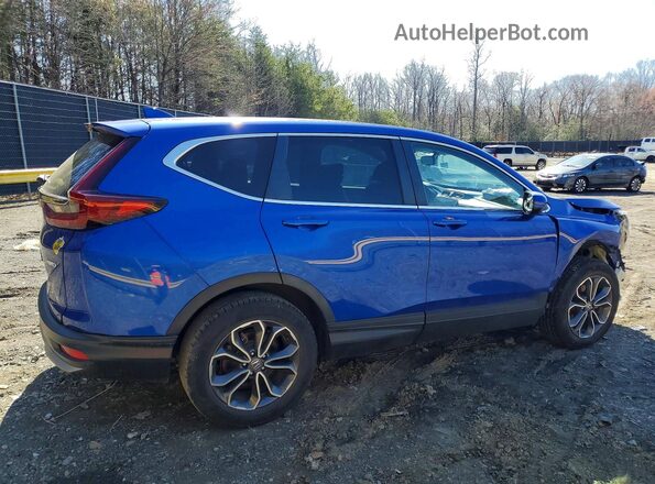 7FARW2H87LE012877 2020 HONDA CR-V Синий Задняя правая четверть