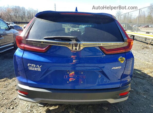 7FARW2H87LE012877 2020 HONDA CR-V Синий Вид сзади