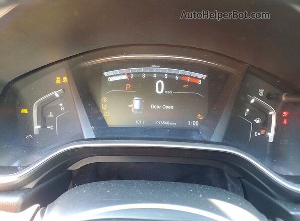 7FARW2H87LE012877 2020 HONDA CR-V Синий Вид щитка приборов