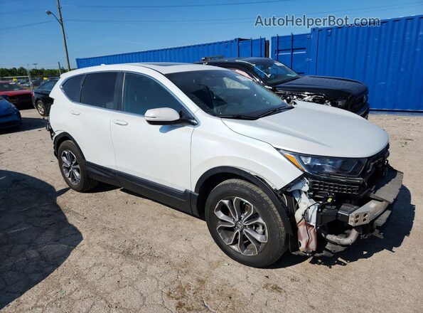 7FARW2H87NE003082 2022 HONDA CR-V White Przód prawy