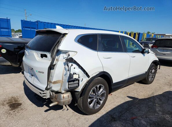 7FARW2H87NE003082 2022 HONDA CR-V White Tył prawy
