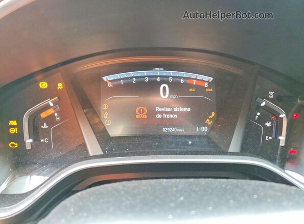 7FARW2H87NE041816 2022 HONDA CR-V White Vista del cuadro de instrumentos