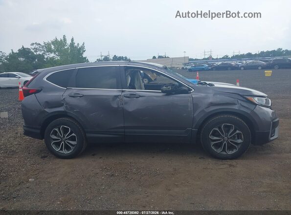 7FARW2H87NE041833 2022 HONDA CR-V Gray უკანა სალონის ხედი