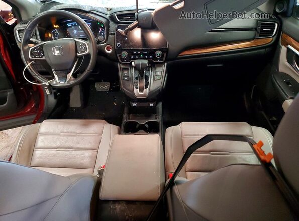 7FARW2H88NE035846 2022 HONDA CR-V Red Vista del salpicadero