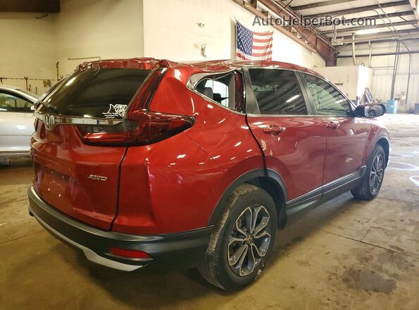 7FARW2H88NE035846 2022 HONDA CR-V Red Trasero derecho