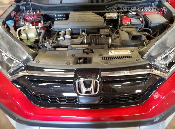 7FARW2H88NE035846 2022 HONDA CR-V Red Vista interior trasera