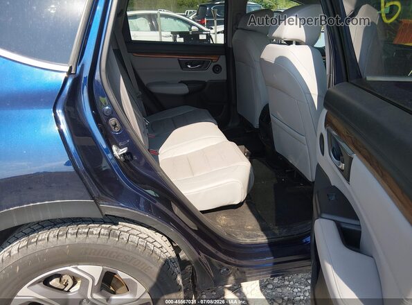 7FARW2H89JE011274 2018 HONDA CR-V Blue VIN կոդի պիտակի տեսք
