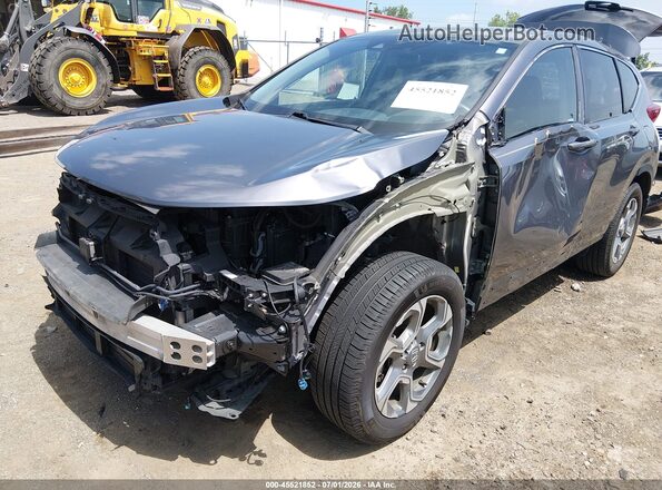 7FARW2H89JE039463 2018 HONDA CR-V Gray Widok z przodu