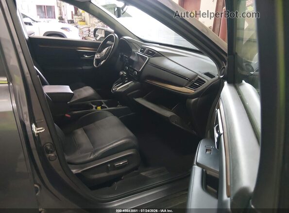 7FARW2H89JE048955 2018 HONDA CR-V Gray Widok wnętrza z przodu