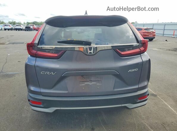 7FARW2H89NE036200 2022 HONDA CR-V Gray Հետևի տեսք