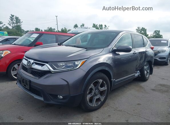 7FARW2H8XJE090258 2018 HONDA CR-V Серый Передняя левая четверть