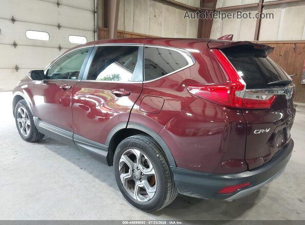 7FARW2H8XKE044379 2019 HONDA CR-V Maroon Задня ліва чверть