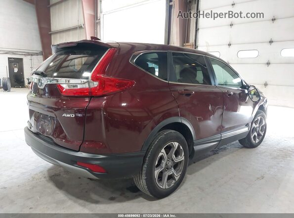 7FARW2H8XKE044379 2019 HONDA CR-V Maroon Задня права чверть