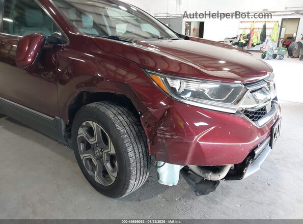 7FARW2H8XKE044379 2019 HONDA CR-V Maroon Вид спереду