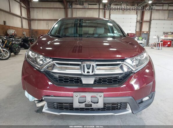 7FARW2H8XKE044379 2019 HONDA CR-V Maroon Вид задньої частини салону