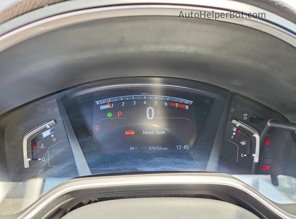 7FARW2H8XLE019290 2020 HONDA CR-V Gray Vista del cuadro de instrumentos
