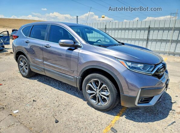 7FARW2H8XLE019290 2020 HONDA CR-V Gray Delantero derecho