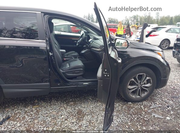 7FARW2H8XNE026985 2022 HONDA CR-V Black წინა სალონის ხედი