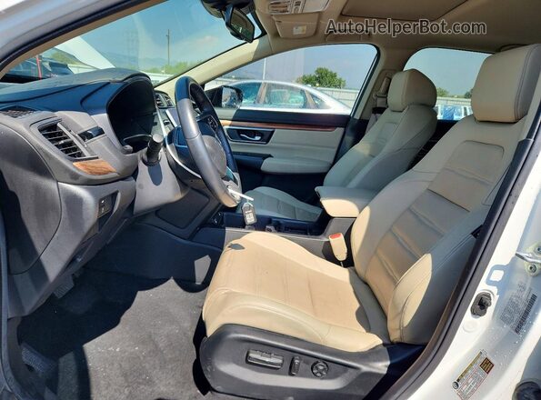 7FARW2H8XNE044578 2022 HONDA CR-V White Widok wnętrza z przodu