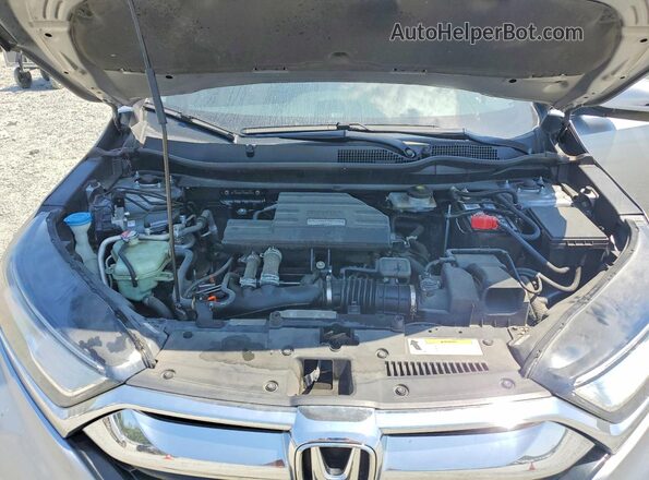 7FARW2H90JE051560 2018 HONDA CR-V Silver Vista del compartimento del motor