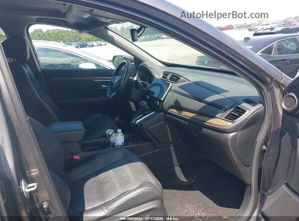 7FARW2H90KE004806 2019 HONDA CR-V Gray Widok wnętrza z przodu