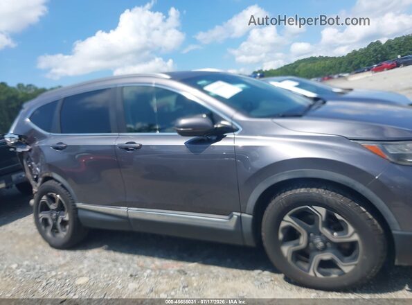 7FARW2H90KE004806 2019 HONDA CR-V Gray Widok wnętrza z tyłu
