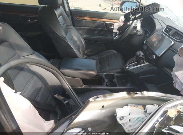 7FARW2H91JE002111 2018 HONDA CR-V Black წინა სალონის ხედი