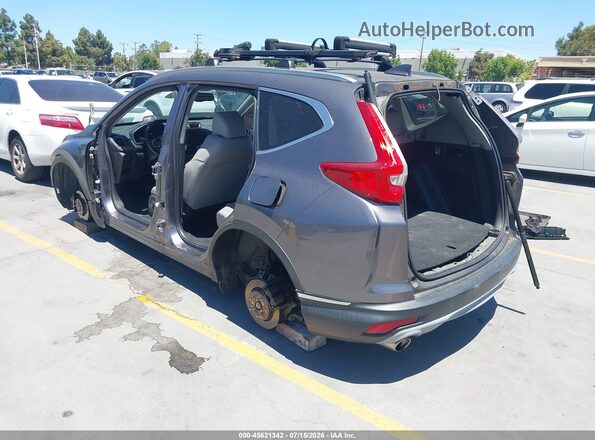 7FARW2H91JE097561 2018 HONDA CR-V Gray Rear left