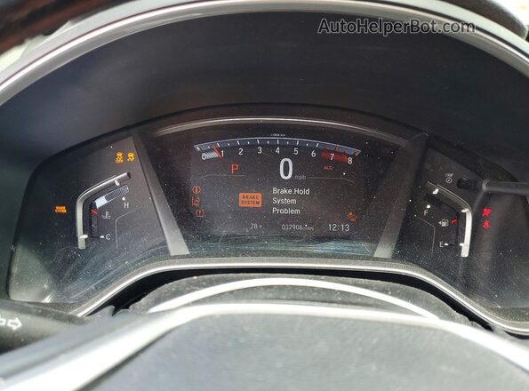 7FARW2H91LE012463 2020 HONDA CR-V Blue Vista del cuadro de instrumentos