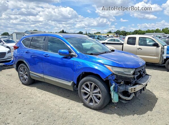 7FARW2H91LE012463 2020 HONDA CR-V Blue Delantero derecho