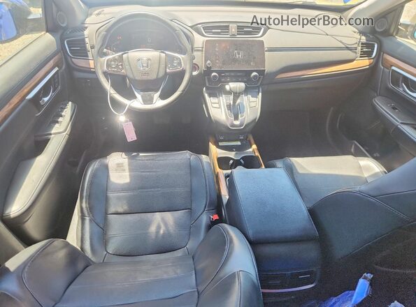7FARW2H91LE012463 2020 HONDA CR-V Blue Vista de los asientos traseros